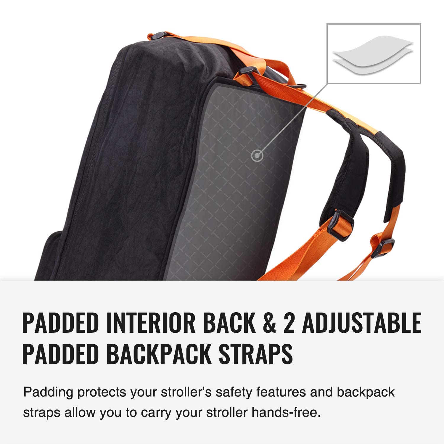 Minne Baby Borsa da viaggio grande per passeggino 3 in 1 | Compatibile con GB Pockit & Pockit Air All-Terrain | Leggero, impermeabile e compatto per i viaggi primaverili essenziali