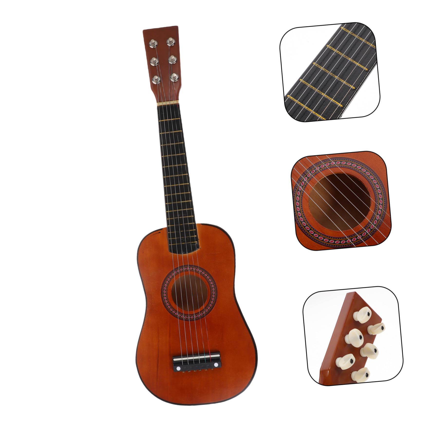 Guitarra de Juguete 23 Pulgadas de Madera para Niños Principiantes