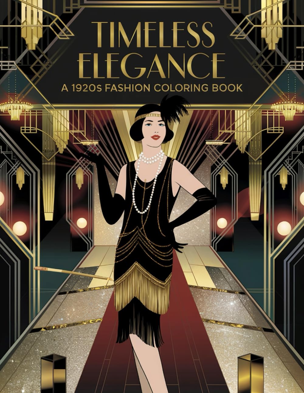 Timeless Elegance: A 1920's Fashion Coloring book