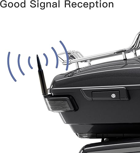 Miniatura 3 de Tecreddy Reemplazo de antena de motocicleta para Harley Davidson Touring Electra Road Street Glide Trike Ultra Classic CVO 1989-2021