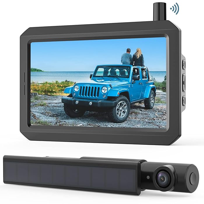 Buy Solar Wireless Backup Camera for Truck, True Reverse Camera