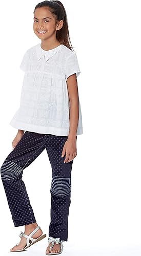 Miniatura 3 de McCall's Patterns McCall's - Pantalones para niña y camisa holgada Malia Janveaux para Kathryn Brenne, tallas 7-14, patrón de costura, color blanco