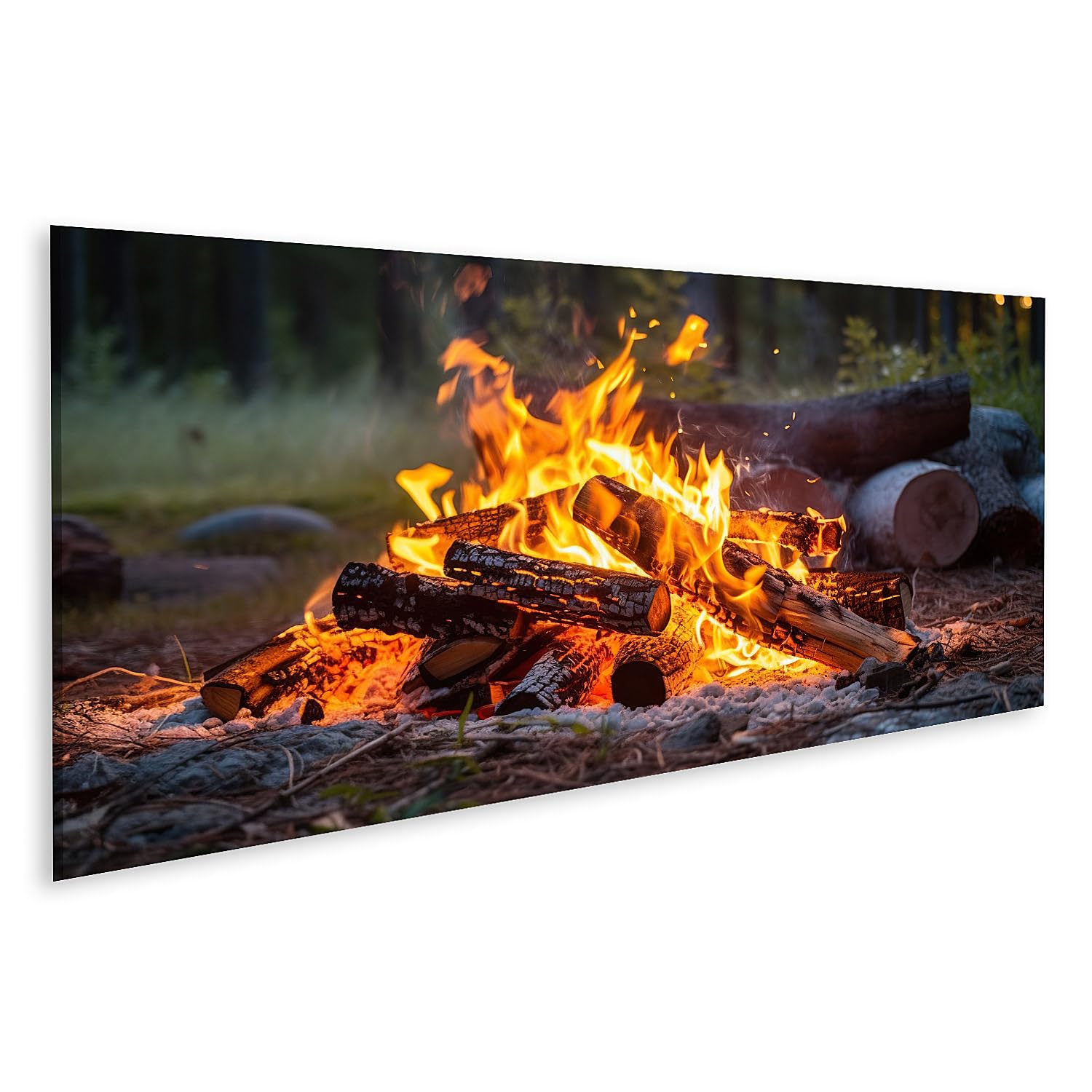 Wandbild Auf Leinwand | Paar Mit Lautsprechern | 100x57 Cm | Made In Germany