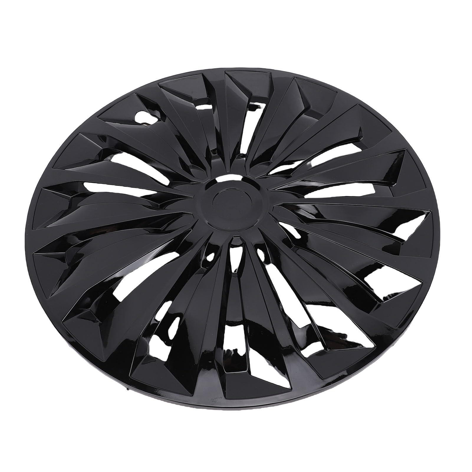 aqxreight Copricerchi da 15 Pollici Coprimozzi ABS per Ruote in Acciaio, vestibilità Universale, Antigraffio e Aggiornamento Elegante per Auto, Camion e SUV Set di 4 Coprimozzi R15 Neri (BLACK)