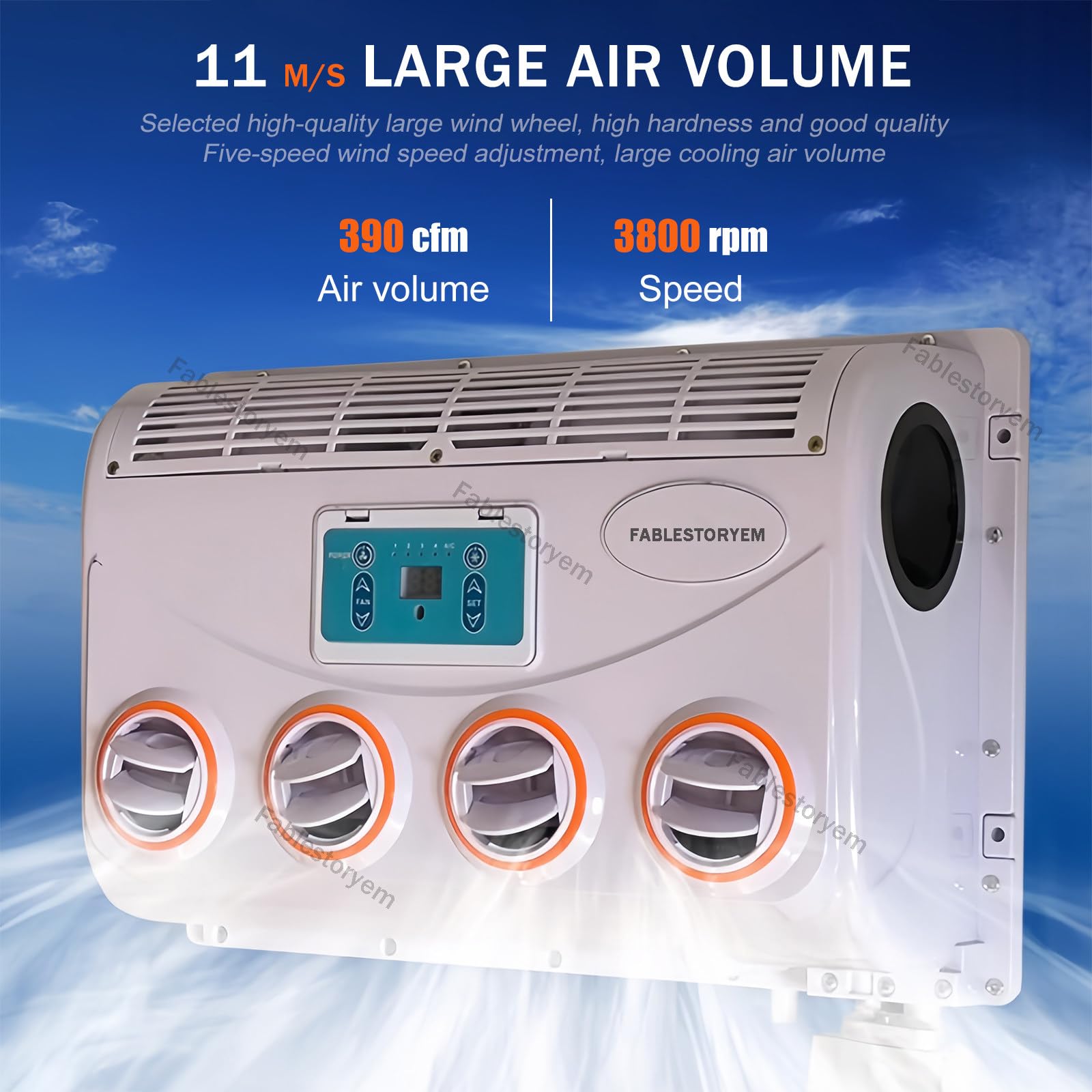 Kit de evaporador de aire acondicionado automotriz con control remoto para refrigeración de vehículos
