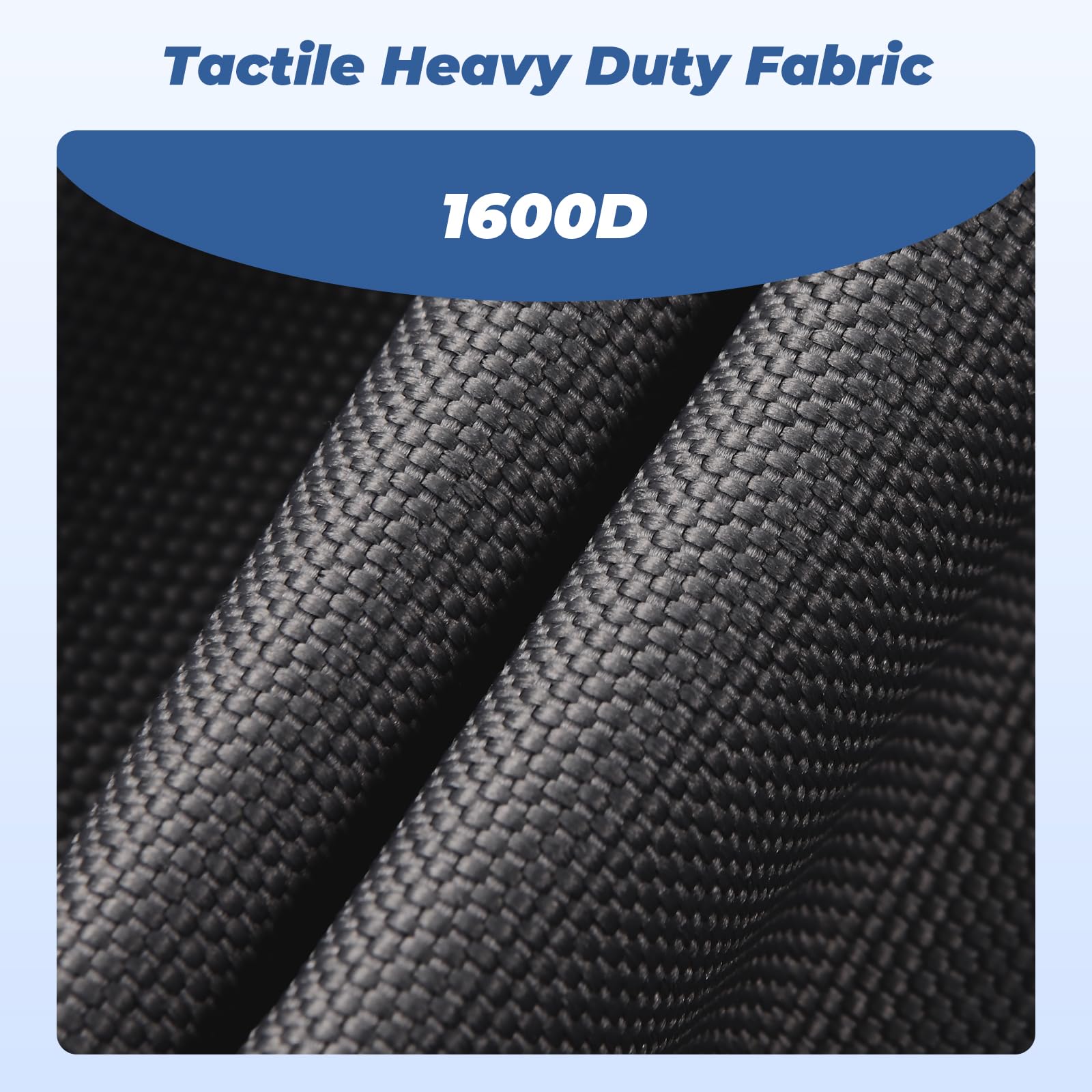 RVMasking Copertura per barca, in tela di poliestere 1600D ultra-spessa con doppio rivestimento impermeabile in PU, adatta per barche tri-hull, v-hull, runabout, barche da pesca e sci nautico, barche