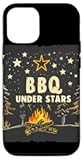 iPhone 15 Pretty Bonfire for BBQ under Stars and Friends for Beef Fans Case