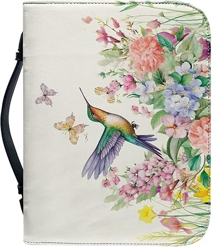 Miniatura 7 de TODIYADDU Funda para Biblia para mujer, gran capacidad, bolsa diaria para libros de iglesia, protector de escritura, regalos de vacaciones