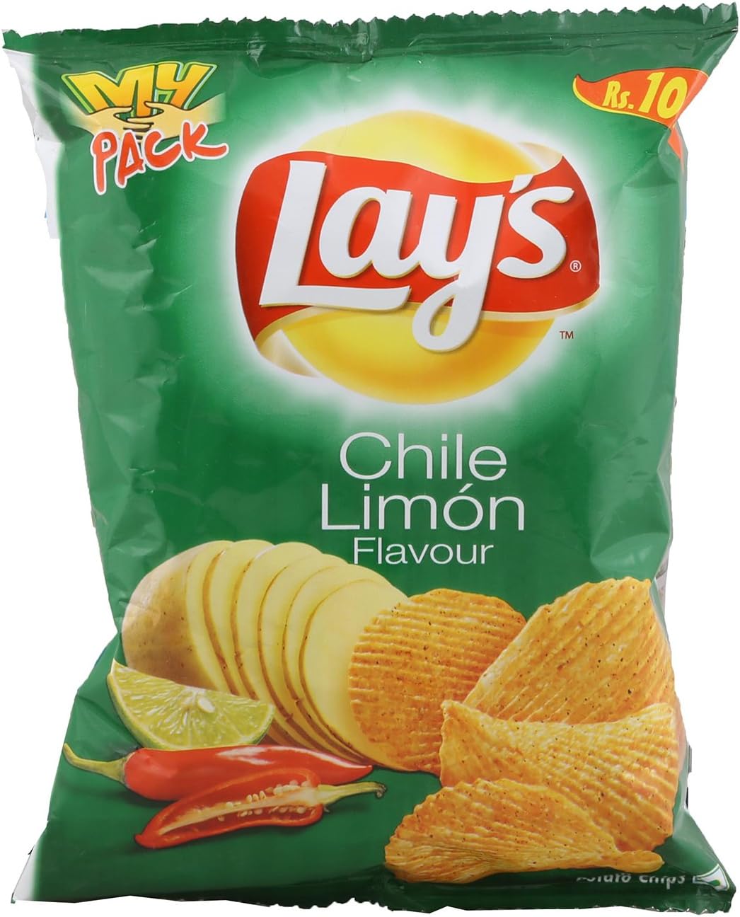 Lay's Potato Chips - Chile Limon, 25Gm Pouch - Chilli Lemon