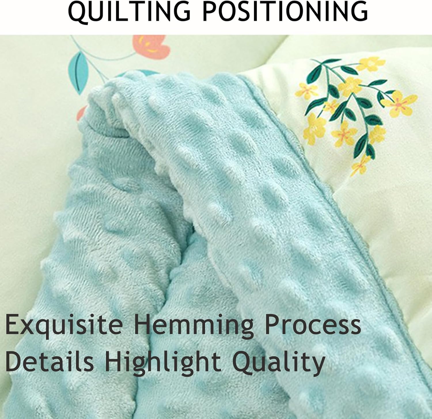 ZTGL Super Thickened Blanket, Lightweight Breathabl Velvet Quilt, Soft Fluffy 3D Three Dimensional Velvet Duvet, Autumn and Winter Warm Comforters Core,Flower r,150x200cm(2kg)