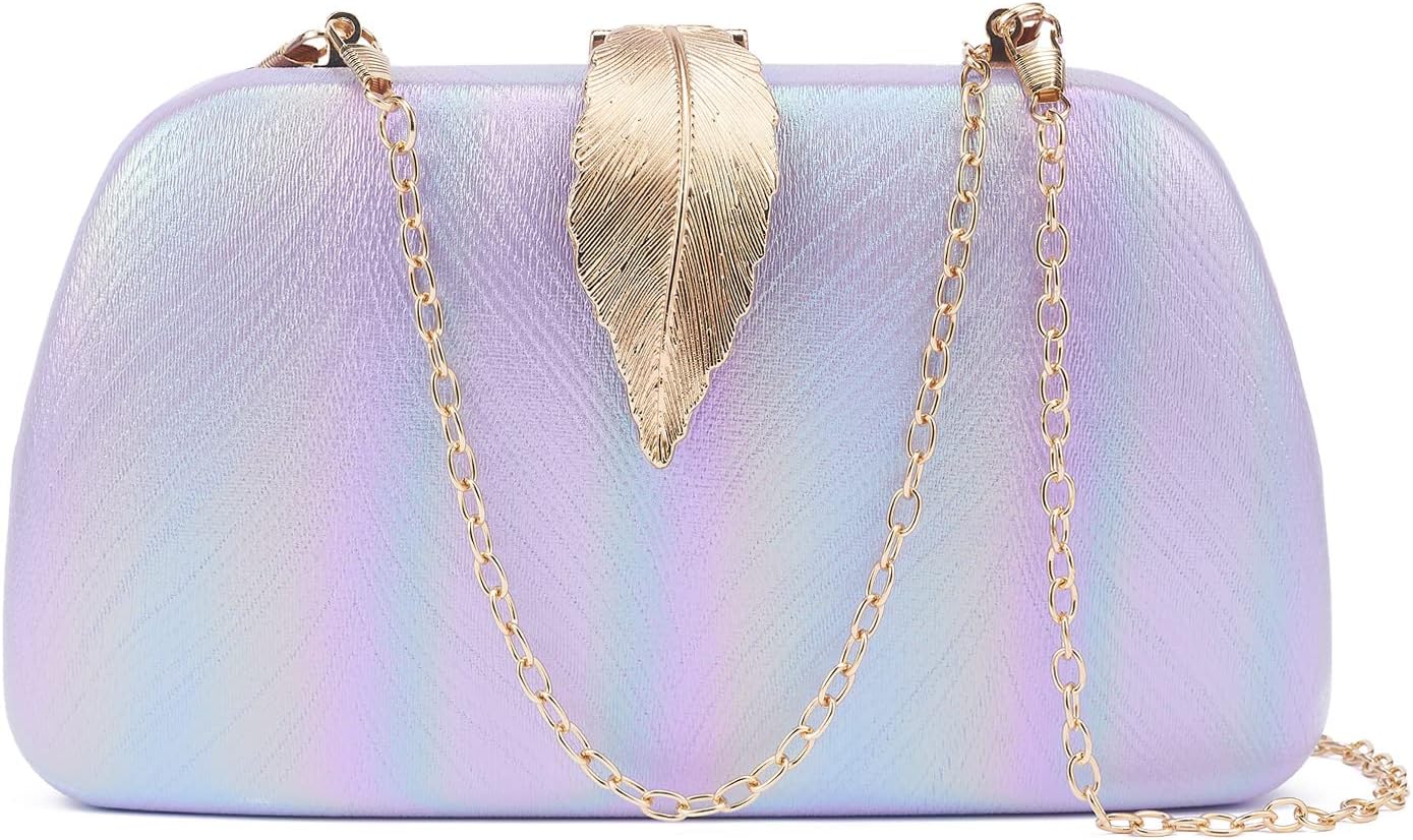 Women Clutch Bag Evening bag Fringed Evening Handbag,Lady Party Wedding Clutch Purse Chain Shoulder Cross Body Bag