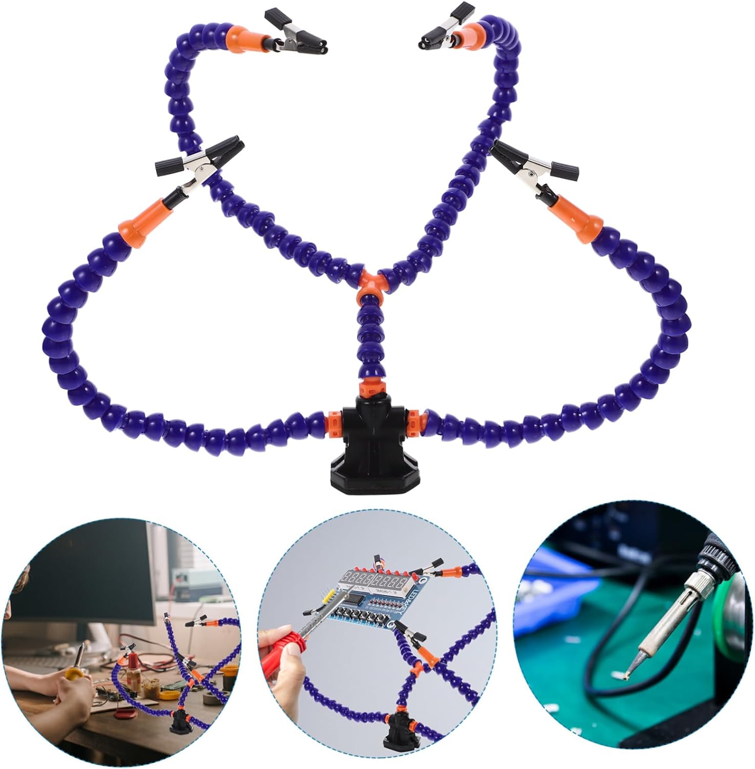 4pcs Flexible Third Hand Soldering Station Pcb Holder for Soldering Tools