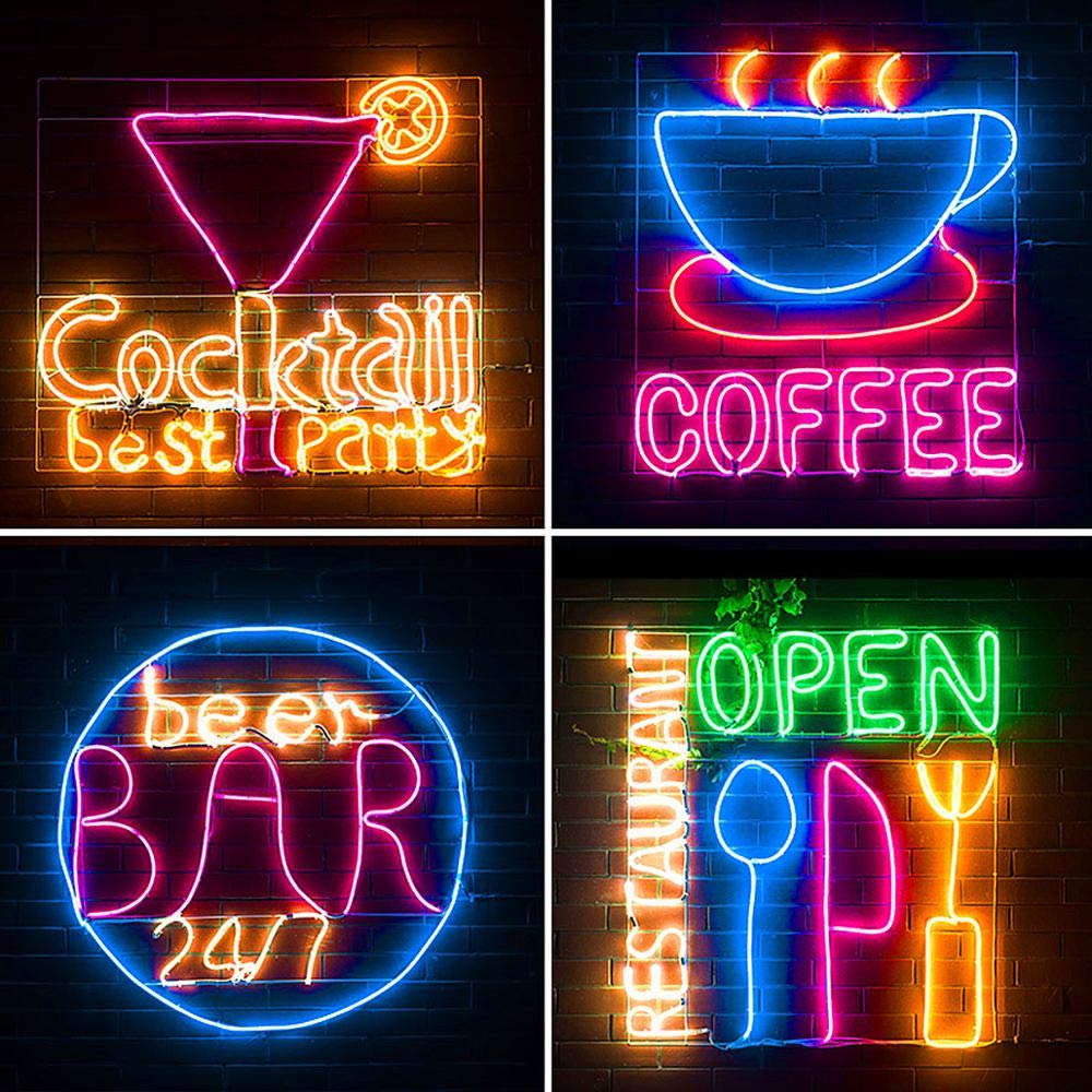 Striscia LED RGB al neon, impermeabile, diffusione, in silicone, flessibile, con controllo intelligente, sincronizzazione musicale, con telecomando, compatibile con Alexa Google Assistant (5 m)