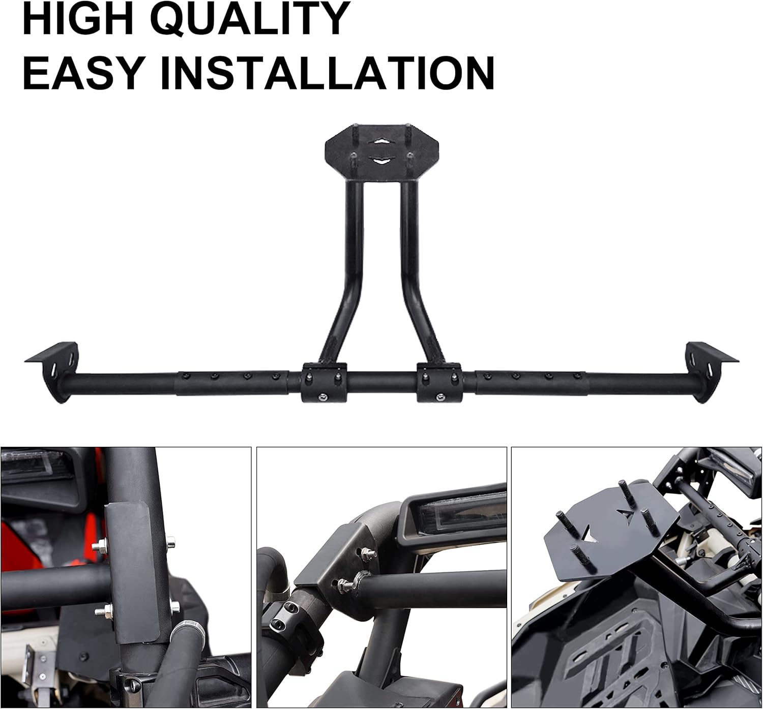 SAUTVS Heavy Duty Spare Tire Mount Rack Holder for Can-Am Maverick X3, Fits Up to 32" Tire Steel Powder Coated Spare Tire Carrier Holder for Can Am Maverick X3 Max Turbo RR 2017-2025 Accessories