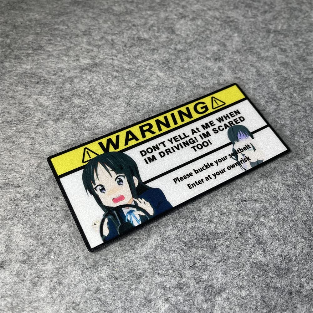 Anime Sadistic Girls Car Sticker - 12x7cm Vinyl Decal For Windows & Laptops