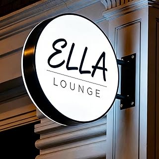 Doppelseitiges LED-Leuchtkastenschild – Benutzerdefiniert für Außenbereich - Beleuchtetes Werbeschild & LED-Außenbeschilderung für Unternehmen, Cafés, Bars, Restaurants, Geschäfte, Logo-Leuchtkasten