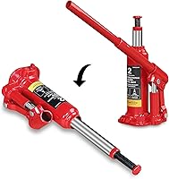 Vista 1 de BIG RED T90203C Torin - Gato hidráulico soldado para auto con uso vertical y horizontal: capacidad de 2 toneladas (4,000 libras), color rojo