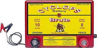 Cyclops Brute Battery - 8 Joule Fence Charger - Battery (12V) Powered