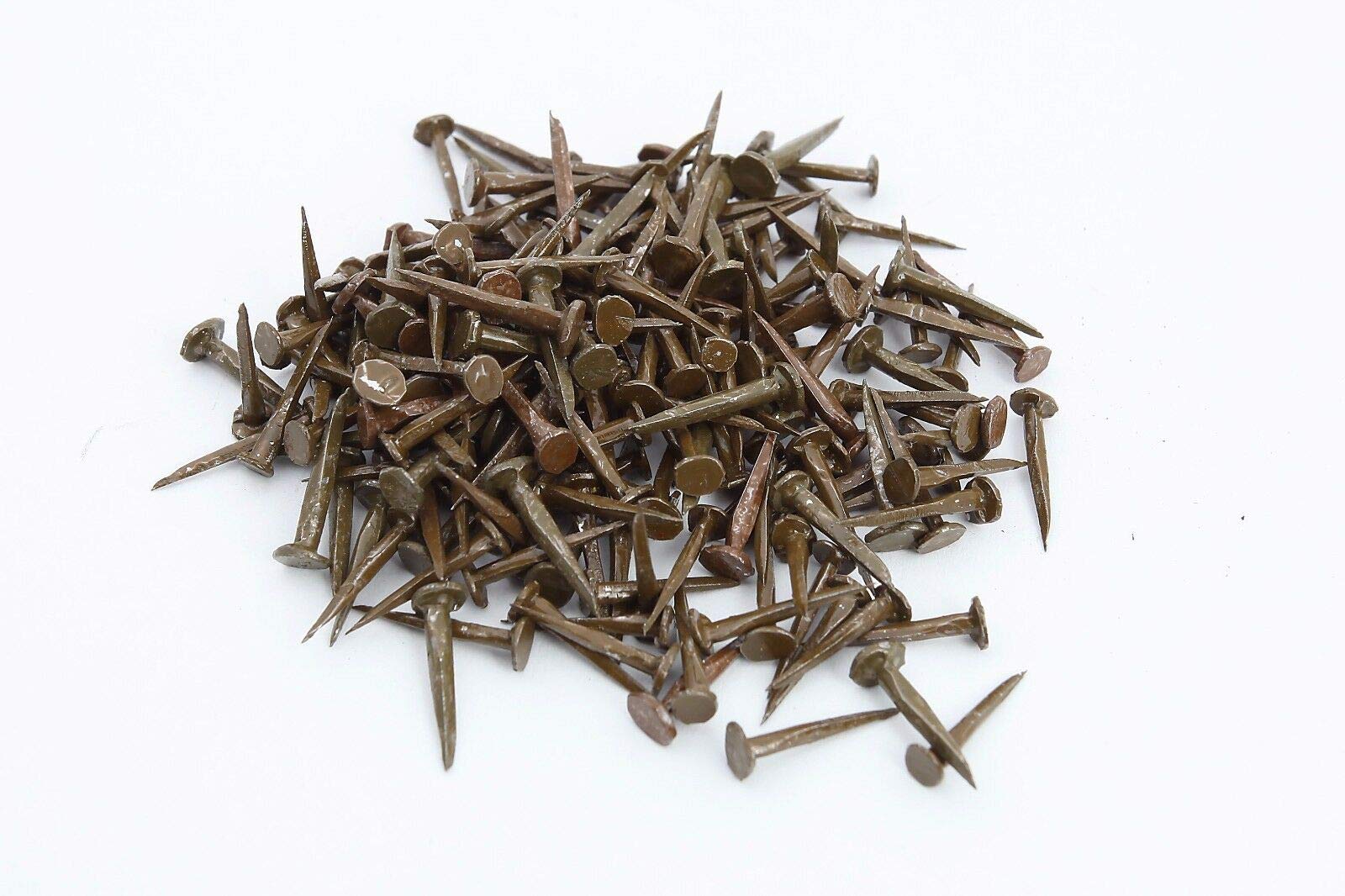 GIMP PINS 13MM 100g Brown, C PERRIN Upholstery Supplies