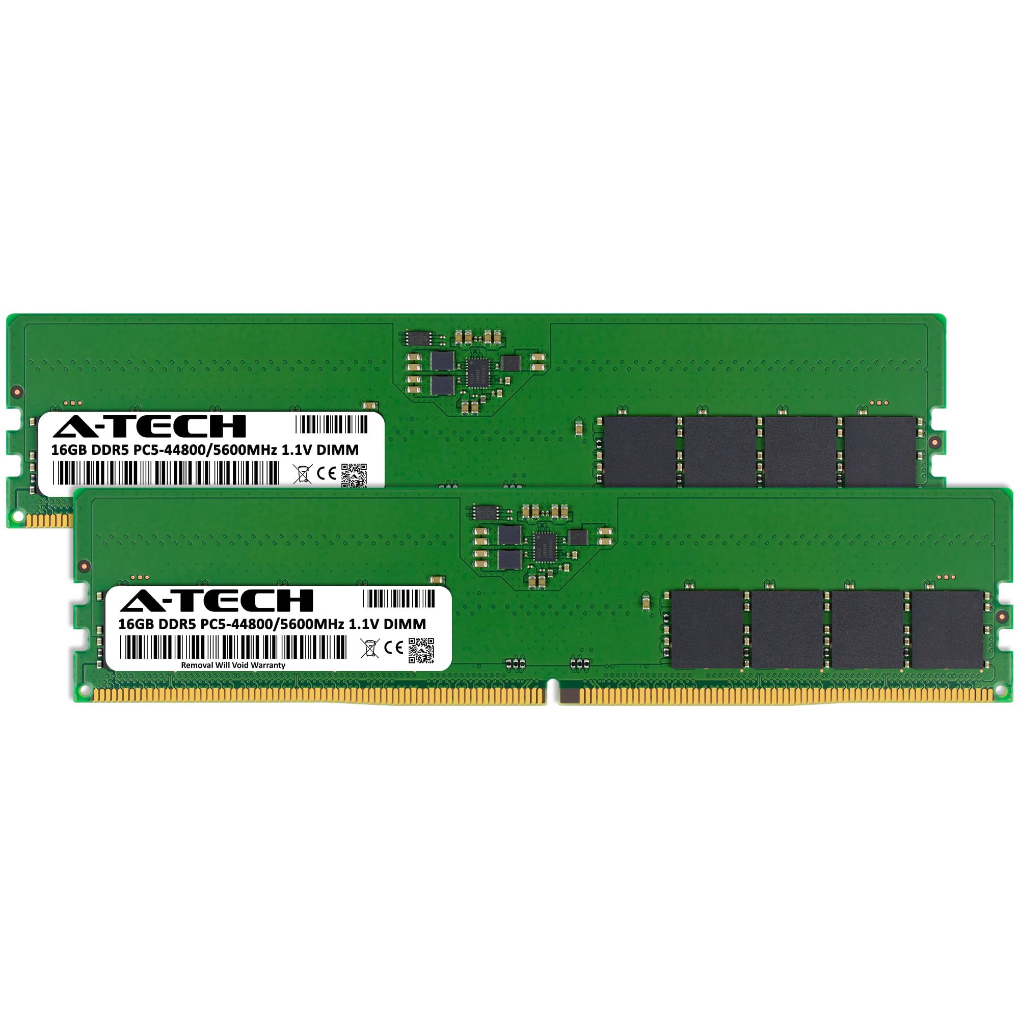 A-Tech 32GB Kit (2x16GB) DDR5 5600MHz PC5-44800 CL46 UDIMM