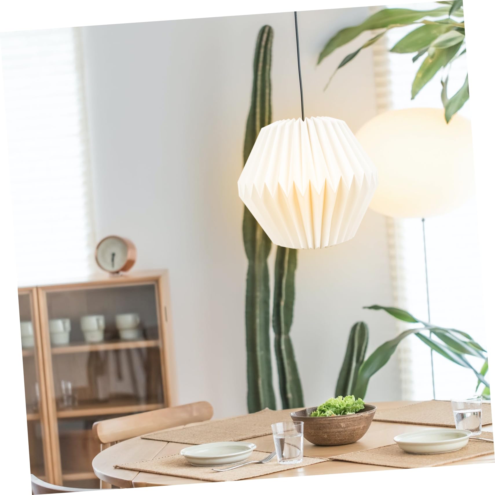 Hemobllo 3pezzi Lampadario Sospeso Stile Nordico Con Paralume Geometrico Coprilampada Elegante e Funzionale Per Decorare Ambienti Domestici