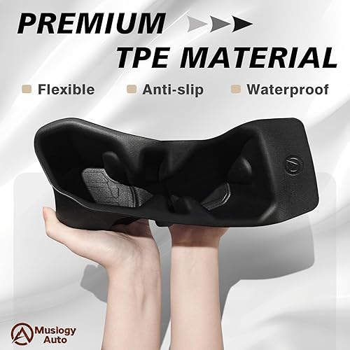 Miniatura 4 de Muslogy Soporte para taza de consola central compatible con Jeep Wrangler (JLJLU) y Gladiator (JT) 2018-2024 2025 Accesorios para consola media,