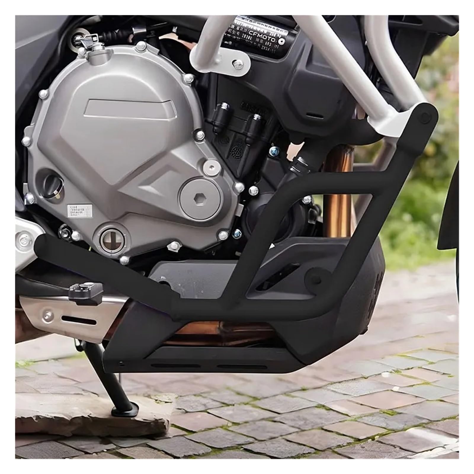 Highway crash bar for CFMOTO 700MT 2025+ (engine guard, black, lower section)