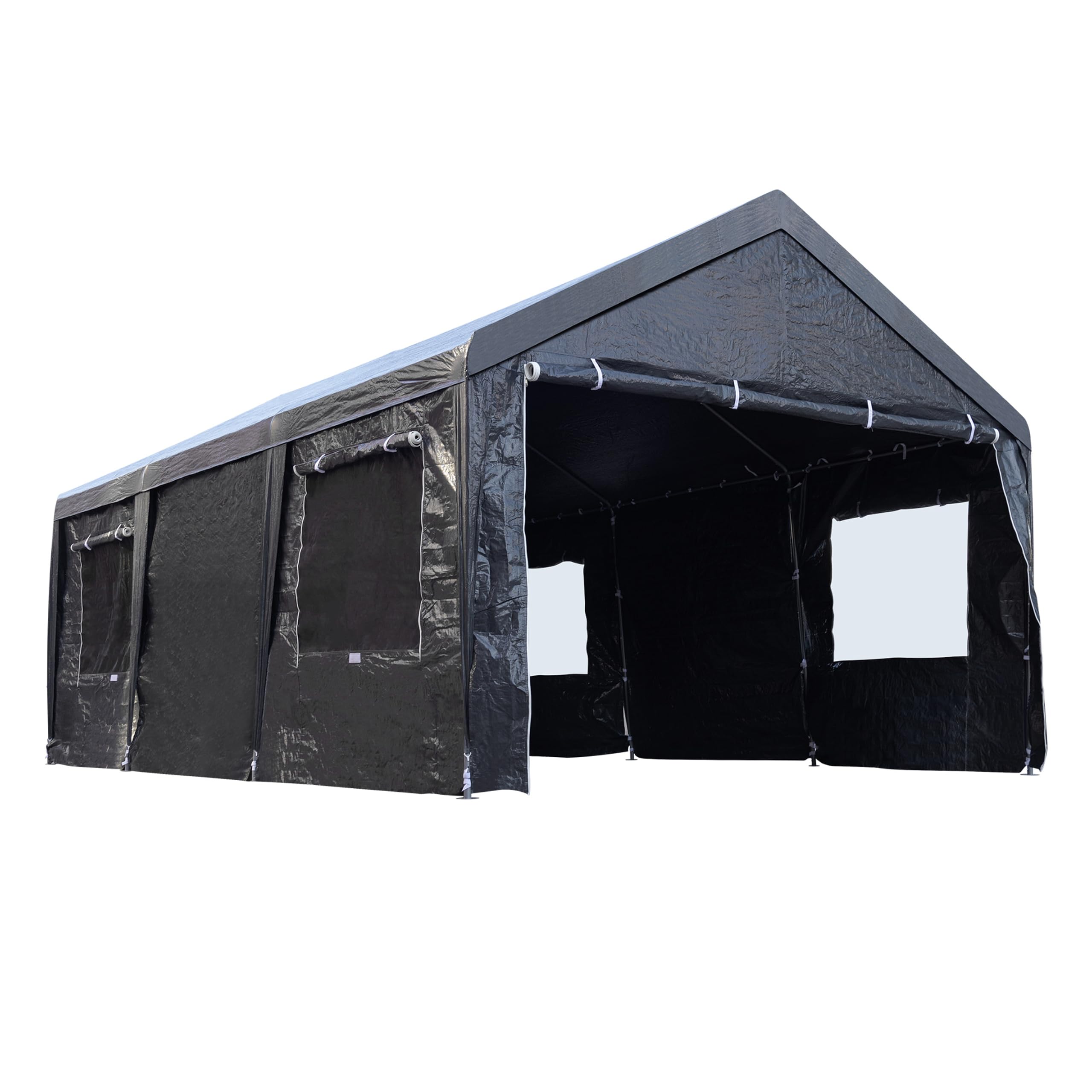 Amazon.co.jp: ガレージテント 大型 車庫テント 3.6×5.9×2.9m UPF50+