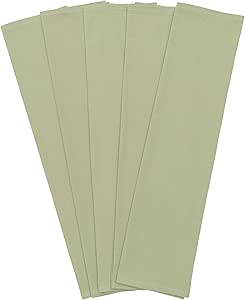 Sage Green Flour Sack Tea Towels - 100% Organic Cotton, 5 Pack, 27"x27", Highly Absorbent Dish Towels - Versatile Kitchen Towels for Baking - Customizable and Easy to Embroider (5 Pack - Sage Green)