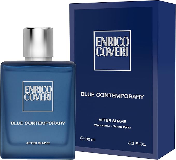 Enrico Coveri Blue Contemporary After Shave Lotion 100ml Natural