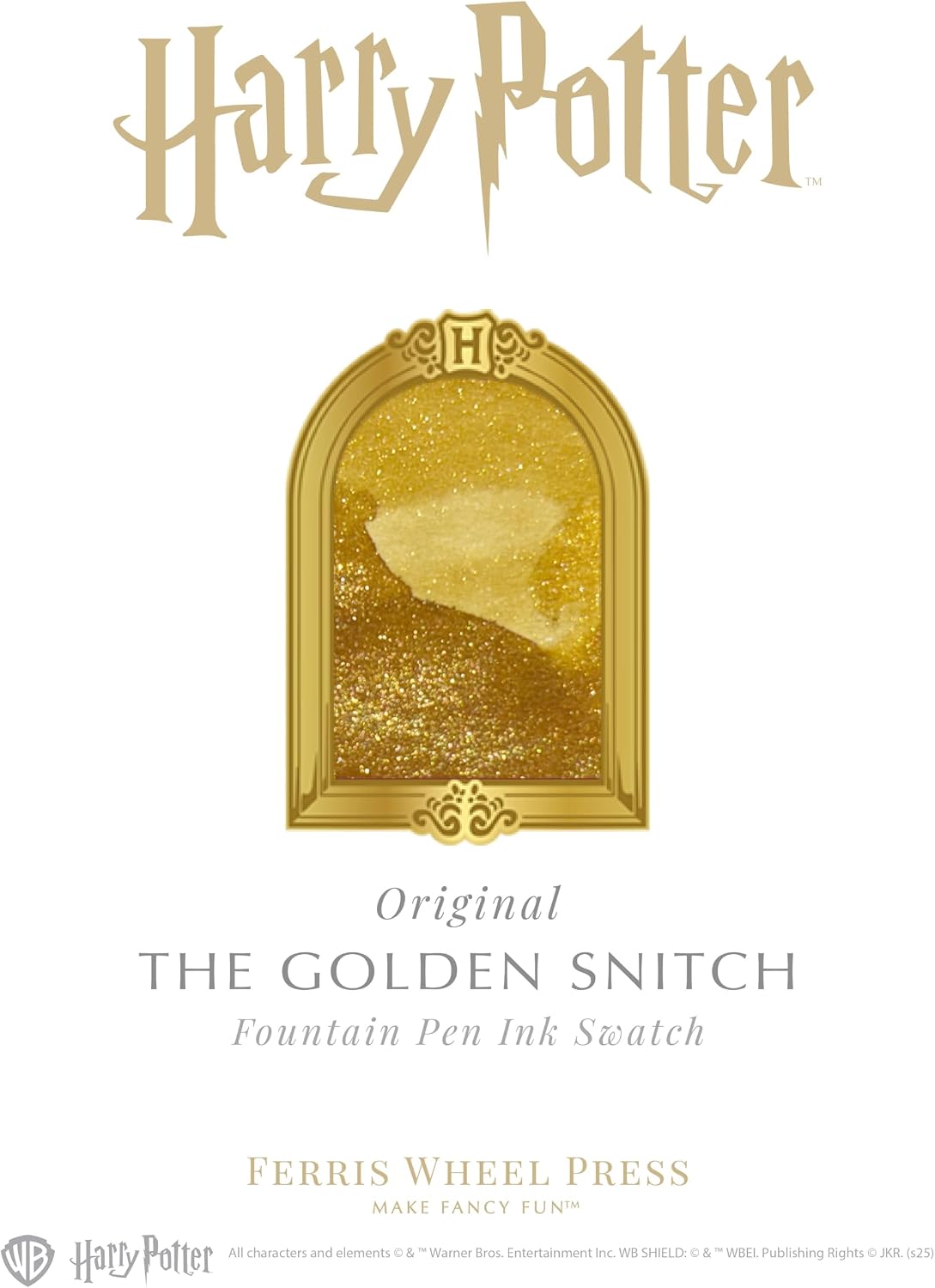 Ferris Wheel Press, Warner Bros., Official Licensed, Harry Potter, Property of Hogwarts™, Limited Run, The Golden Snitch, Shimmering Golden, 38ml