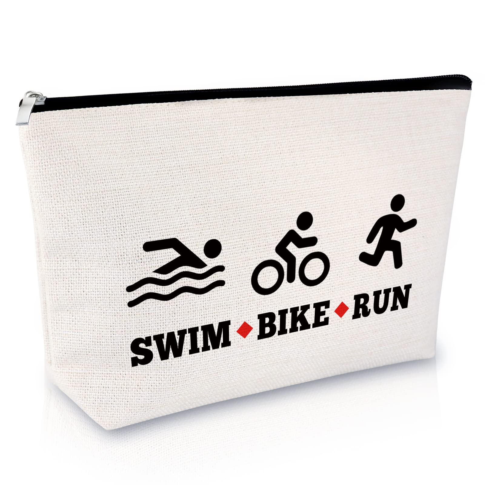 Triathlon Lover Gift Makeup Bag