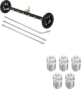 Tool Daily Dual-Function Undercarriage Cleaner, 40 Degree Surface Cleaner Tips