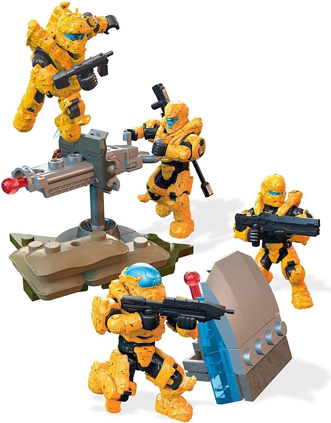Halo Mega Construx Fireteam Caslte Action Figure 125pc Play Set Toy