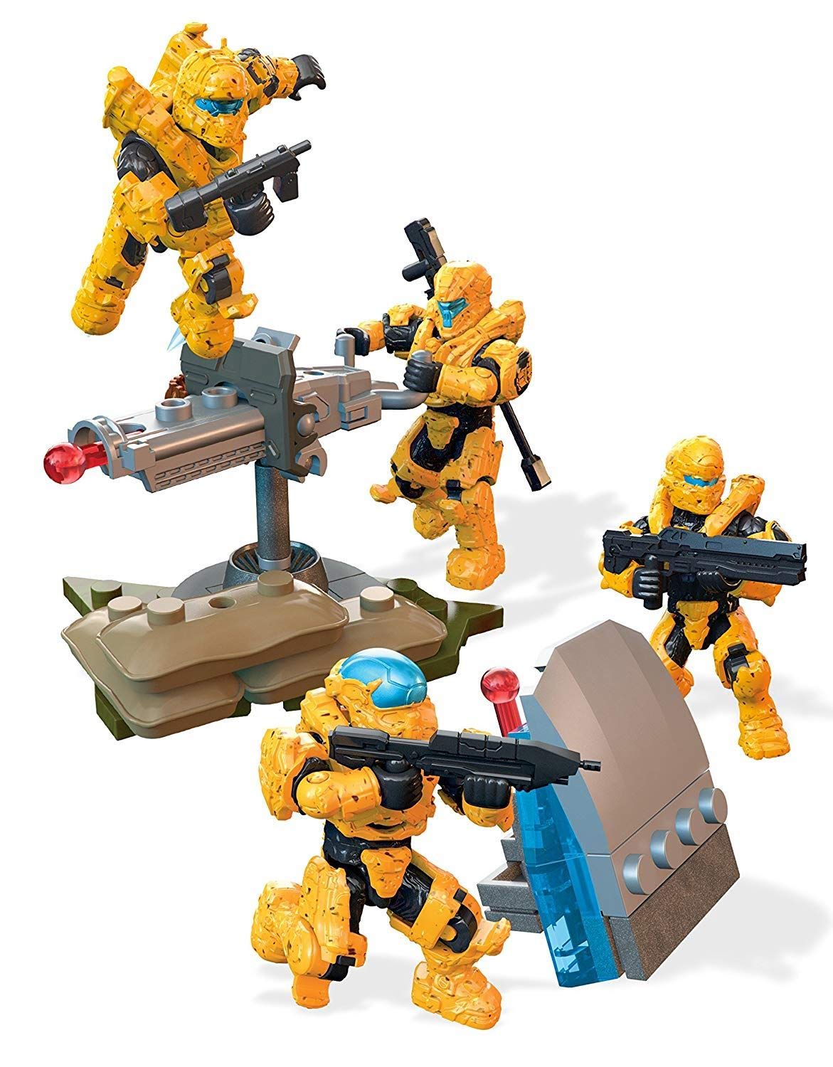 Halo Mega Construx Fireteam Caslte Action Figure 125pc Play Set Toy