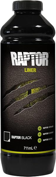 U-POL Raptor Set of 4 Bottles (Black) + Application Gun - 4