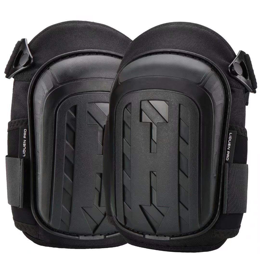 LIDUEN PRO Knee Pads for Work-Professional Gel Knee Pads for Construction, Cleaning, Flooring With Heavy Duty Foam Padding and Strong Stretchable Straps: Industrial & Scientific