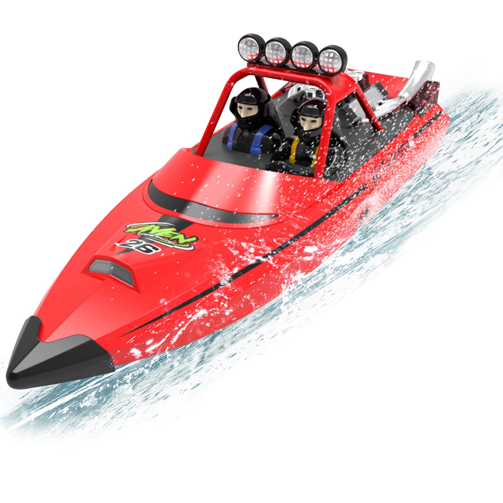 RC ボート 2艇セット Amazon.co.jp: ラジコン ボート 高速 RCボート 2.4GHz ターボ噴射 25km