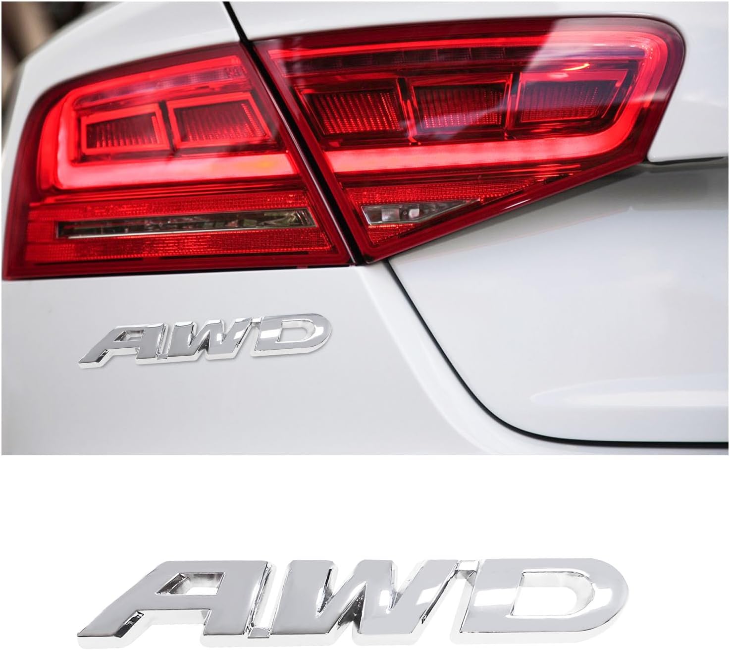 Amazon.com: 2X AWD Badge Nameplate 3D Metal Fender Trunk Hood Door ...
