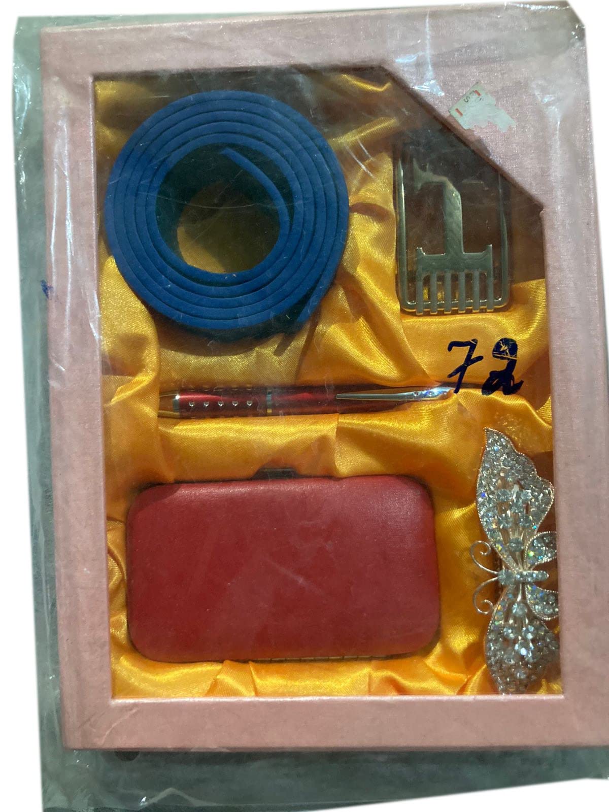 Pu Leather Combo Gift Set For Girls | Nail Kit,Belt,Buckle,Hair Clip,Pen-image-27