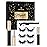 Sikkis Magnetic Eyelashes with Eyeliner - Magnetic Eyeliner and Lashes Kit, 5D Faux Mink Lashes,Eyelashes Long Reusable False Lashes (3 Pairs)