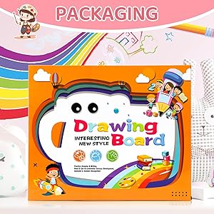 Toddler Girl Toys Age 1-2, Magnetic Drawing Board, Erasable Doodle Board Pad for Kids, Baby Early Learning Toys for 1 2 3 Year Old Girls, First Birthday Gifts for Girls Boys Christmas New Year(Pink)