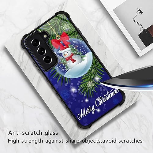 Miniatura 2 de Funda compatible con Samsung Galaxy S21 FE, diseño de patrón increíble de Feliz Navidad, a prueba de golpes, antiarañazos, carcasa trasera de