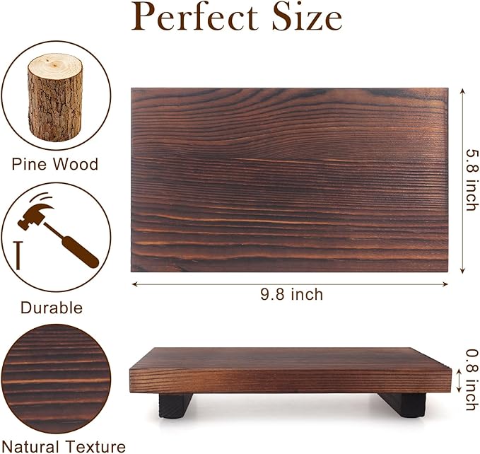 Organizador de Baño Farmhouse con Bandeja de Madera para Encimera miniatura 3