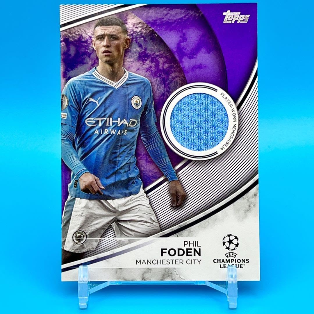 Amazon.co.jp: Topps PHIL FODEN フォーデン レリックカード 世界299枚 