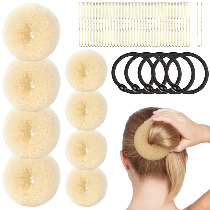 Amazon.co.jp: お団子ヘアメーカー、ドーナツお​​団子メーカー