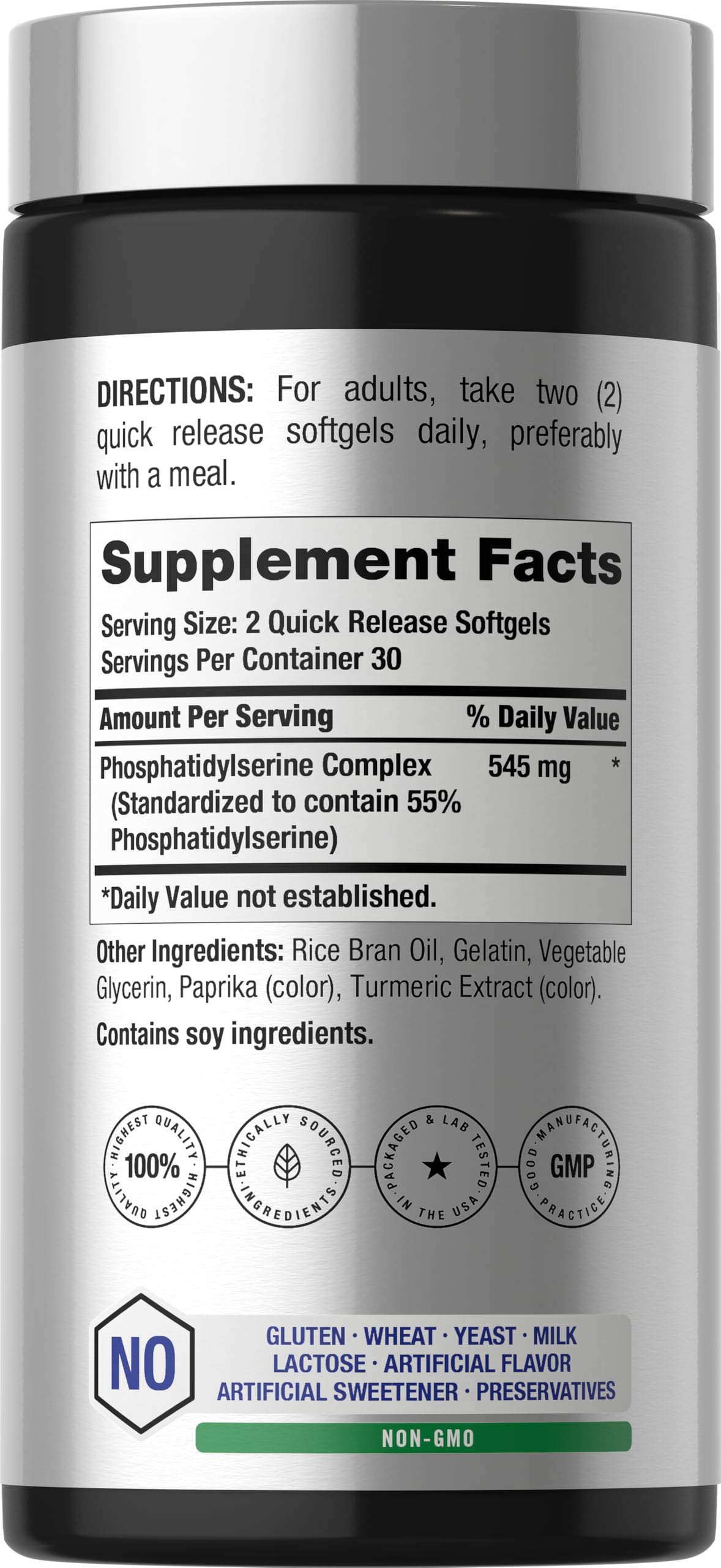 Horbäach Memory IQ Brain Support Supplement | 60 Softgels — Amazon image 2