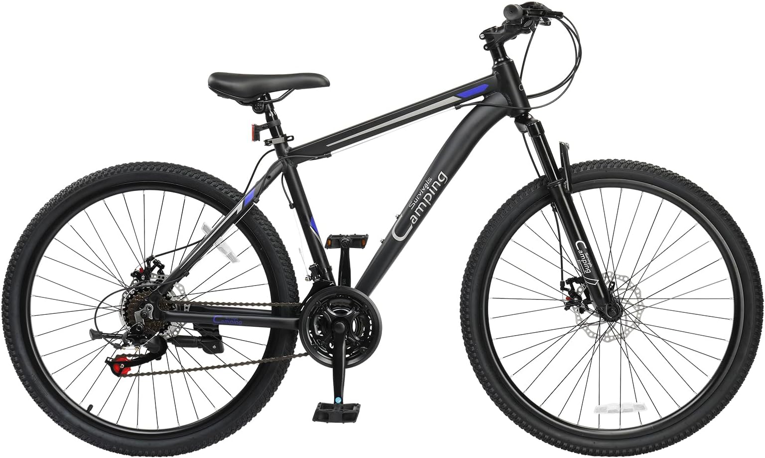 CamPingSurvivals 24"/26"/27.5" Bike Mountain Bike with Aluminum Frame