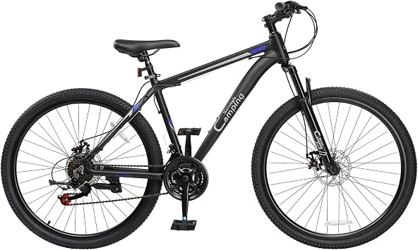 CamPingSurvivals 24"/26"/27.5" Bike Mountain Bike with Aluminum Frame