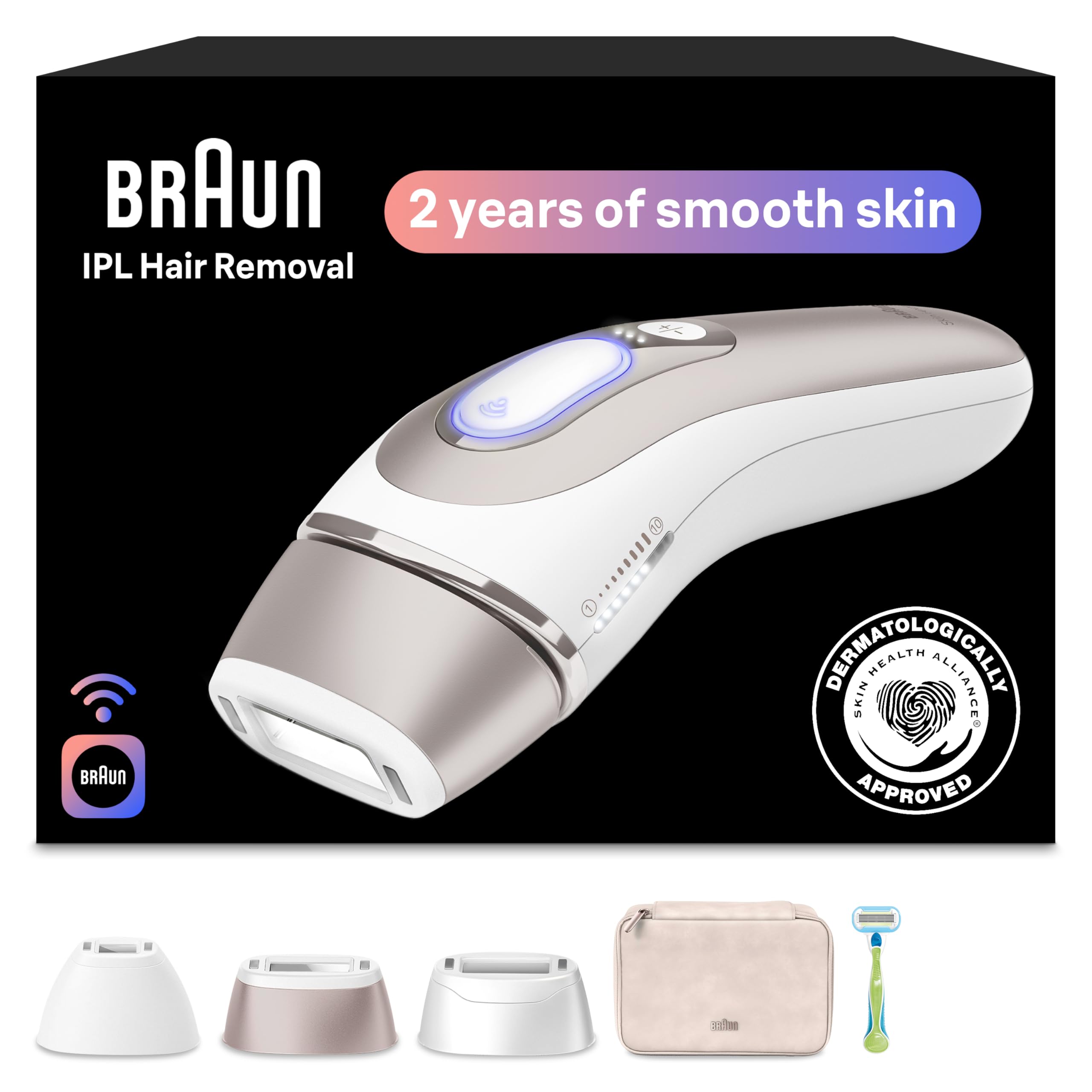 Braun Smart IPL Skin i Expert Pro 7 VOGUEs Best Hair Removal Device IPL Hair Removal for Women